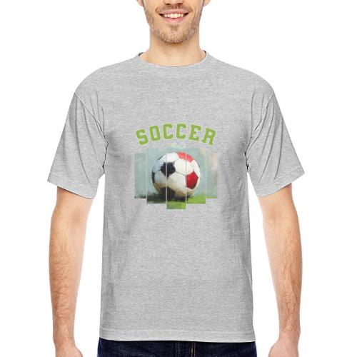 Soccer Core - Bayside Unisex Heavyweight USA Made T-Shirt