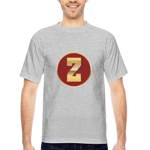 Letter Z – Capital Varsity Alphabet Monogram - Bayside Unisex Heavyweight USA Made T-Shirt
