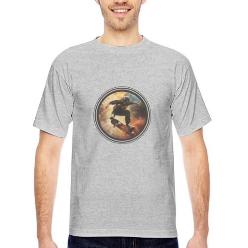 Skateboarding Flow - Bayside Unisex Heavyweight USA Made T-Shirt