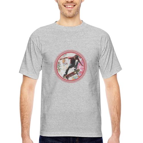 Skateboarding Soul - Bayside Unisex Heavyweight USA Made T-Shirt