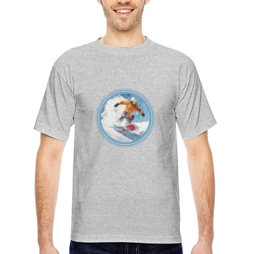 Snowboarding Edge - Bayside Unisex Heavyweight USA Made T-Shirt