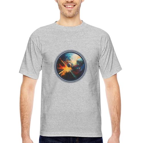 Planets in Turmoil - Bayside Unisex Heavyweight USA Made T-Shirt