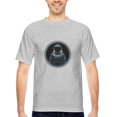 Astronaut: Blast off in style! - Bayside Unisex Heavyweight USA Made T-Shirt