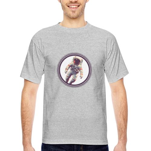 Astronaut: From Earth to the cosmos - Bayside Unisex Heavyweight USA Made T-Shirt
