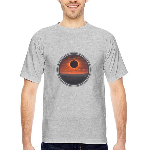 Eclipse Horizon - Bayside Unisex Heavyweight USA Made T-Shirt