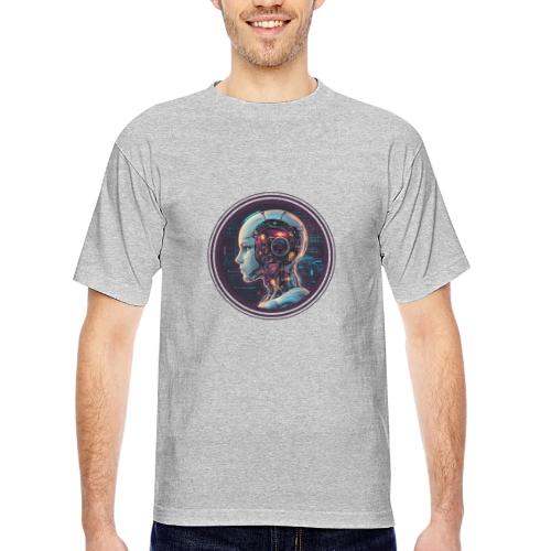 Artificial Intelligence (AI): The Future Circuit - Bayside Unisex Heavyweight USA Made T-Shirt