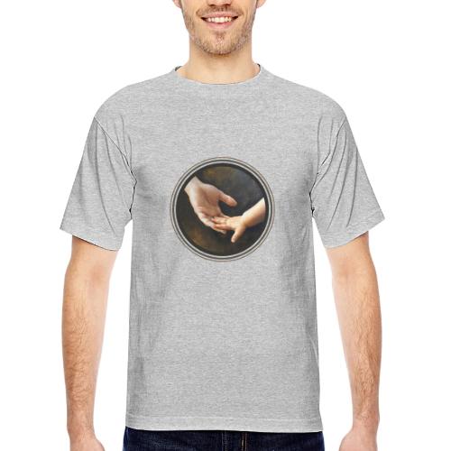 Hand in hand - Bayside Unisex Heavyweight USA Made T-Shirt