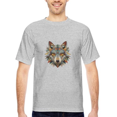 Spectrum Wolf Vision - Bayside Unisex Heavyweight USA Made T-Shirt