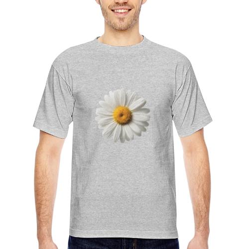 Morning Daisy Freshness - Bayside Unisex Heavyweight USA Made T-Shirt