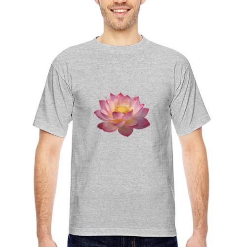 Serenity Lotus Grace - Bayside Unisex Heavyweight USA Made T-Shirt