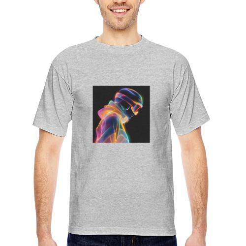 Snowboarding: Neon Gravity Ride - Bayside Unisex Heavyweight USA Made T-Shirt