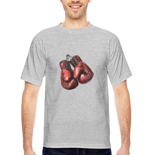 Legacy Boxing Gloves - Bayside Unisex Heavyweight USA Made T-Shirt
