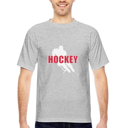 Power Play Hockey - Bayside Unisex Heavyweight USA Made T-Shirt
