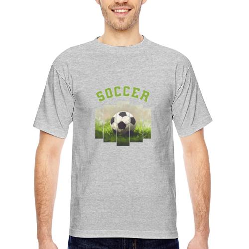 Soccer Focus - Bayside Unisex Heavyweight USA Made T-Shirt