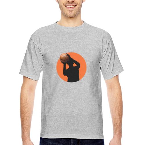 Basketball: Focused Precision - Bayside Unisex Heavyweight USA Made T-Shirt