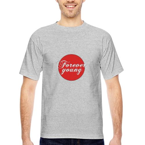 Forever Young, timeless Youth - Bayside Unisex Heavyweight USA Made T-Shirt