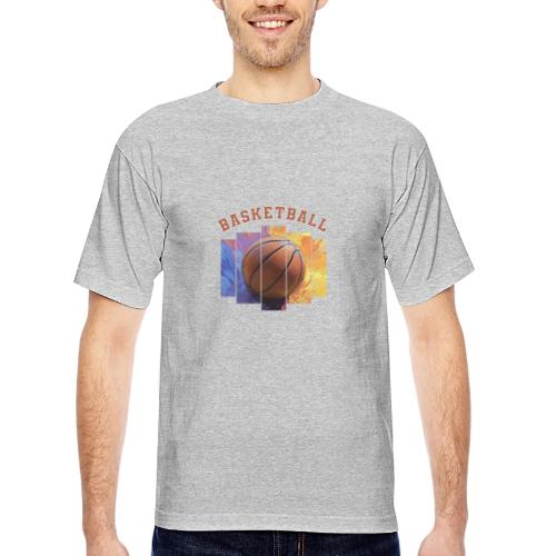 Basketball Pulse - Bayside Unisex Heavyweight USA Made T-Shirt