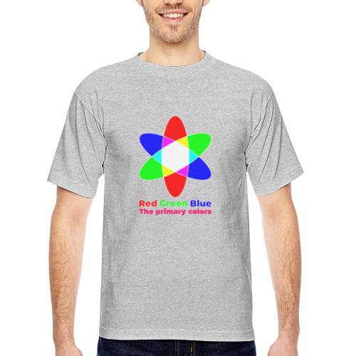 Primary colors: RGB Origins - Bayside Unisex Heavyweight USA Made T-Shirt