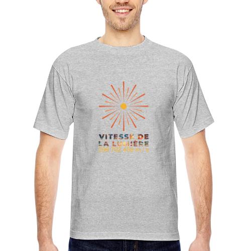 Speed of light - Bayside Unisex Heavyweight USA Made T-Shirt