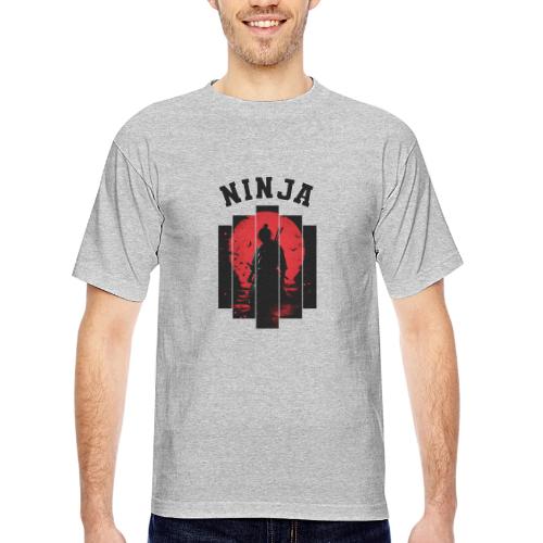 Ninja in the Shadows - Bayside Unisex Heavyweight USA Made T-Shirt