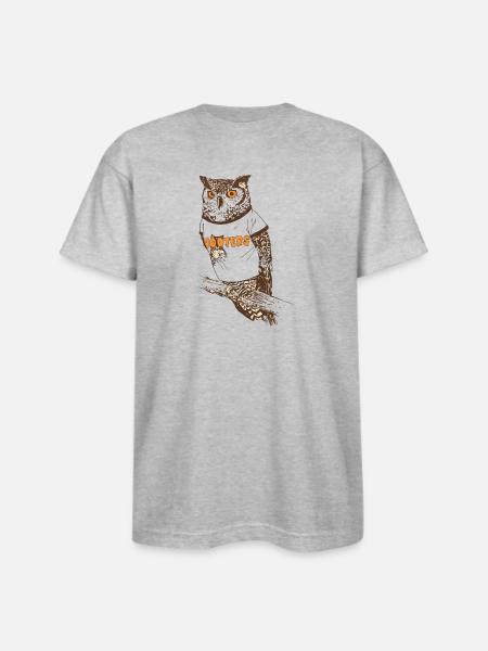 Original Hooter - Bayside Unisex Heavyweight USA Made T-Shirt - heather gray