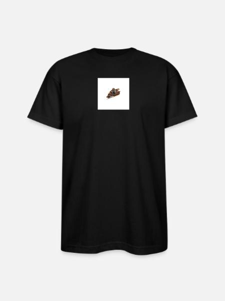 Moto Dash Neon Racer - Bayside Unisex Heavyweight USA Made T-Shirt - black