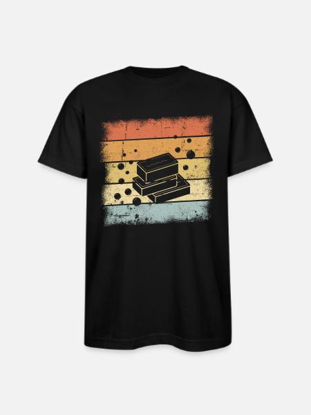 Making Soap - Bayside Unisex Heavyweight USA Made T-Shirt - black