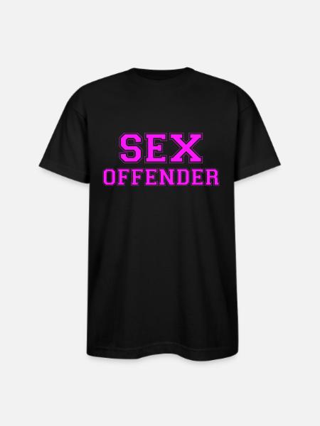 Sex Offender - Bayside Unisex Heavyweight USA Made T-Shirt - black