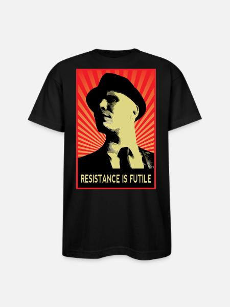 Observer Fringe - Bayside Unisex Heavyweight USA Made T-Shirt - black