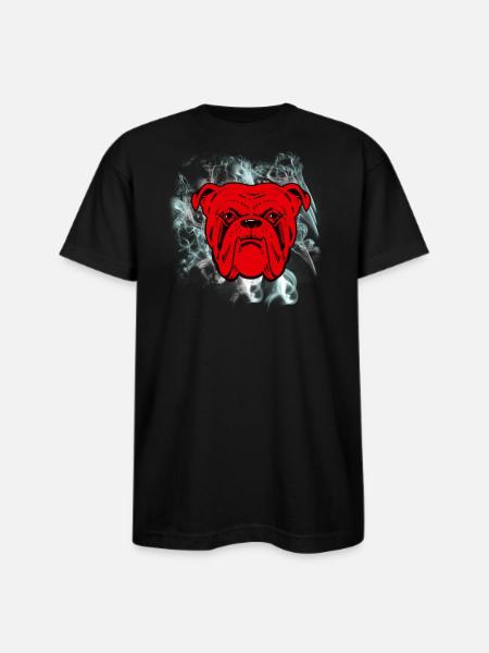 Red Dog Beer - Bayside Unisex Heavyweight USA Made T-Shirt - black