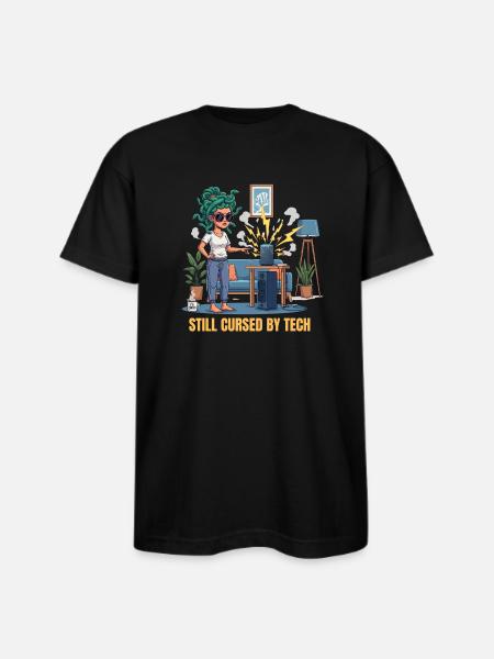Snake Commands Not Recognized - Bayside Unisex Heavyweight USA Made T-Shirt - black