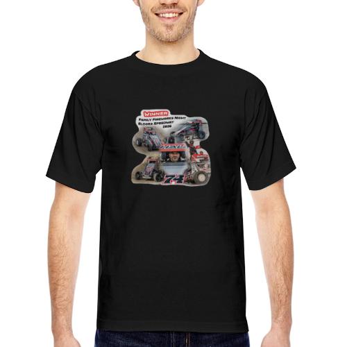 Luke Hall - Eldora Speedway FFN#1 Design 1 - Bayside Unisex Heavyweight USA Made T-Shirt