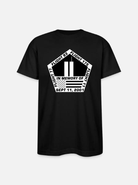 911 - Bayside Unisex Heavyweight USA Made T-Shirt - black