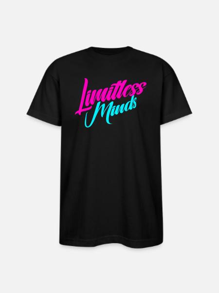 Limitless Minds - Bayside Unisex Heavyweight USA Made T-Shirt - black