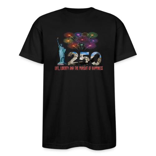 250 Years USA - Bayside Unisex Heavyweight USA Made T-Shirt