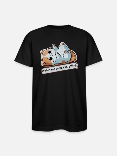 Procrastination Mode: On - Bayside Unisex Heavyweight USA Made T-Shirt - black