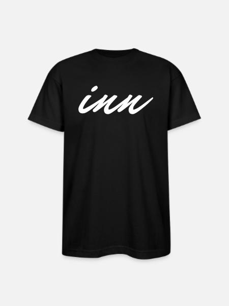 T-shirts Design LOGO"inn" - Bayside Unisex Heavyweight USA Made T-Shirt - black