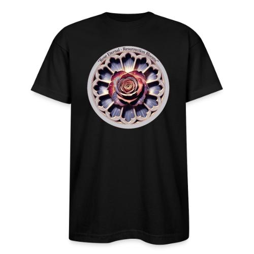 Easter Rose Resurrection T Shirt, Spring Gift - Bayside Unisex Heavyweight USA Made T-Shirt