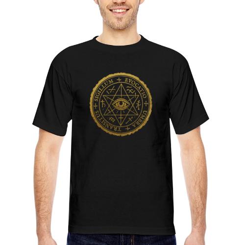Sigillum Obscura Aurum - Bayside Unisex Heavyweight USA Made T-Shirt