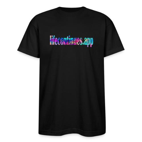 Lifecontinues.app1 - Bayside Unisex Heavyweight USA Made T-Shirt