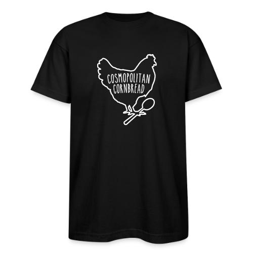 Cosmopolitan Cornbread Hen & Spoon Logo - Bayside Unisex Heavyweight USA Made T-Shirt