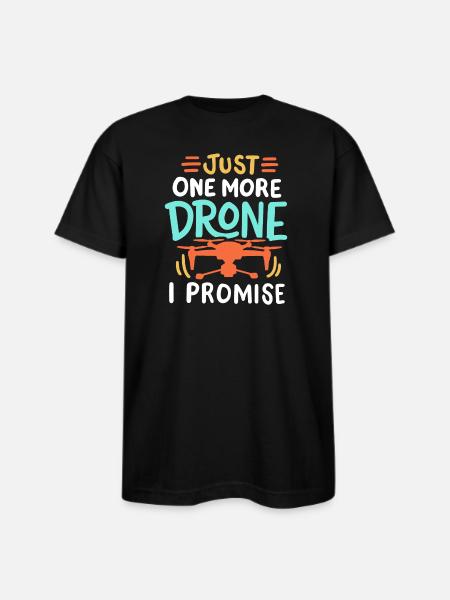 Drone Pilot Drone Racer - Bayside Unisex Heavyweight USA Made T-Shirt - black