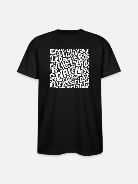 LOL Minimal - Bayside Unisex Heavyweight USA Made T-Shirt - black