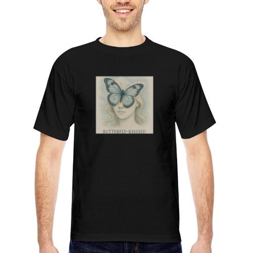 Butterfly kisses Hue - Bayside Unisex Heavyweight USA Made T-Shirt