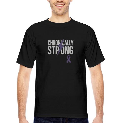 Chronically Strong - Bayside Unisex Heavyweight USA Made T-Shirt