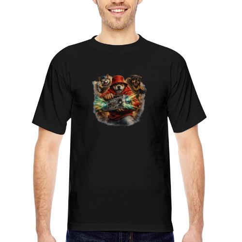 Urban Beat Dog Heroes - Bayside Unisex Heavyweight USA Made T-Shirt