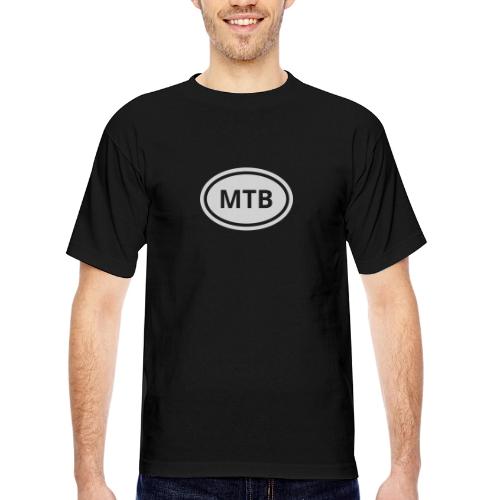 MTB Oval Logo - Bayside Unisex Heavyweight USA Made T-Shirt