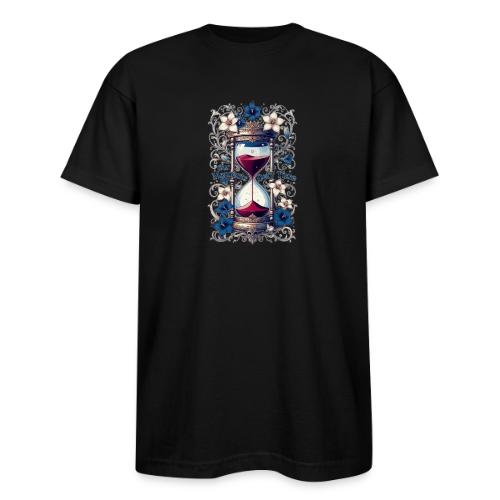 Our Moments Defy Time Hourglass Gifts T-Shirt - Bayside Unisex Heavyweight USA Made T-Shirt
