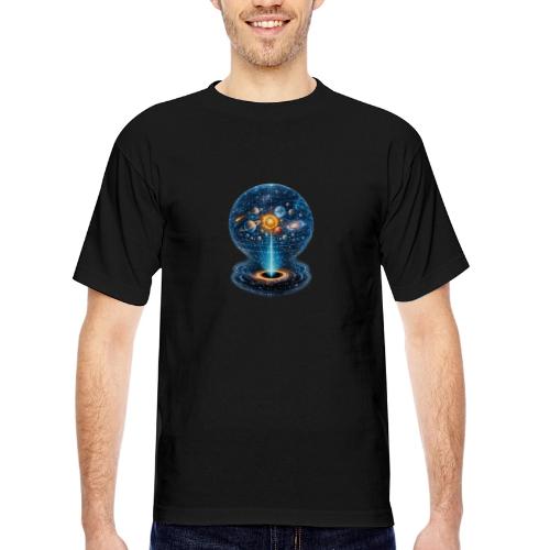 Holographic Universe - Bayside Unisex Heavyweight USA Made T-Shirt