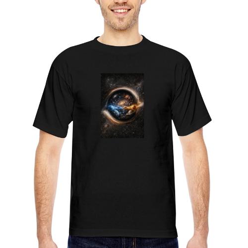 EntangledPhotonsWormhole - Bayside Unisex Heavyweight USA Made T-Shirt